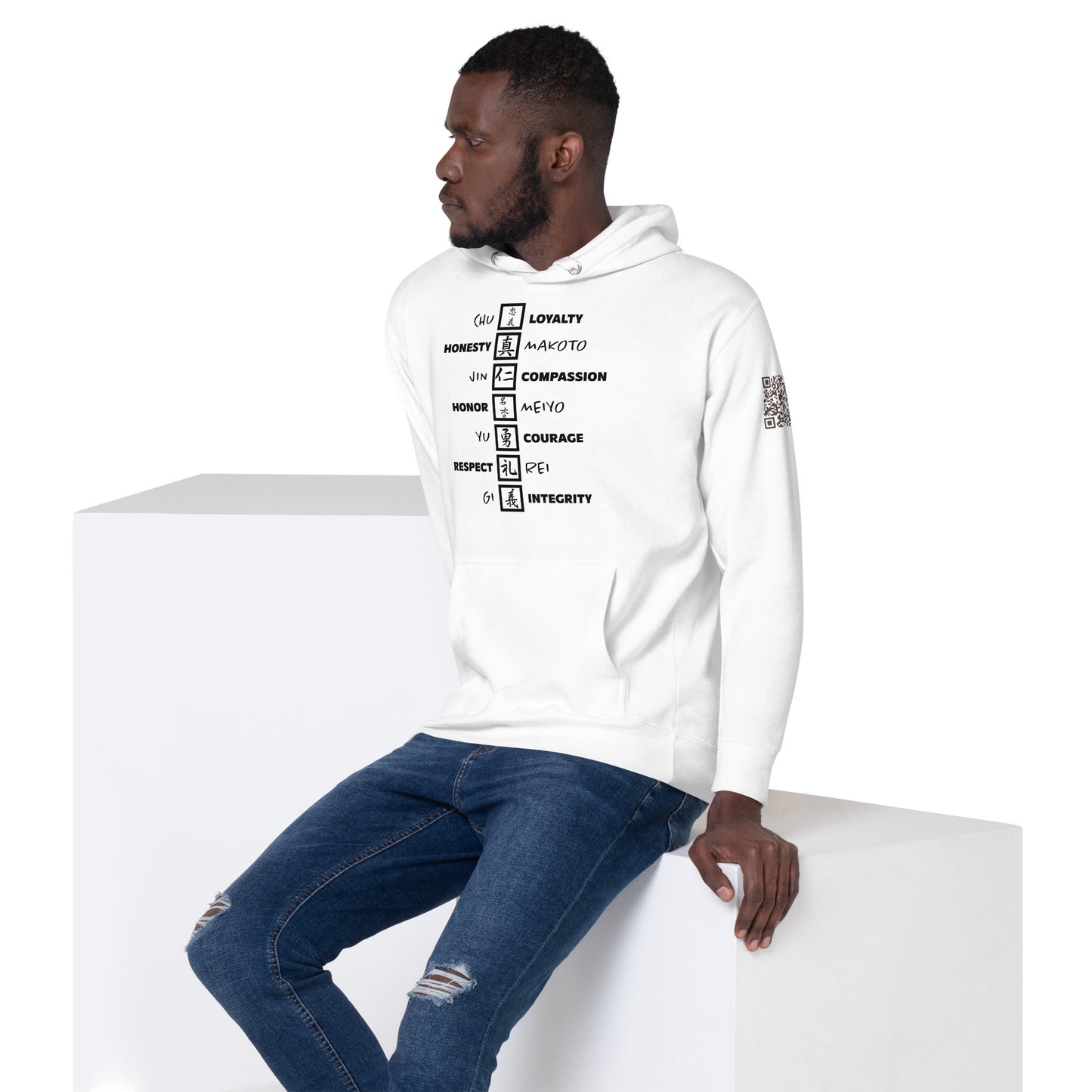 The "Southern Samurai" Unisex Hoodie (Light Tones)