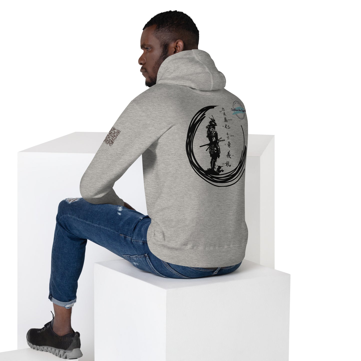 The "Southern Samurai" Unisex Hoodie (Light Tones)