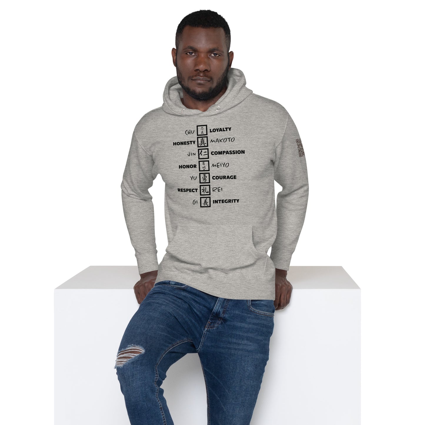 The "Southern Samurai" Unisex Hoodie (Light Tones)