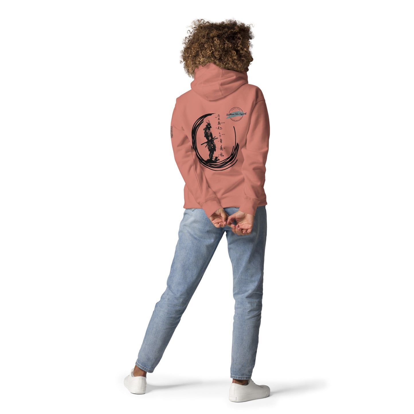 The "Southern Samurai" Unisex Hoodie (Light Tones)