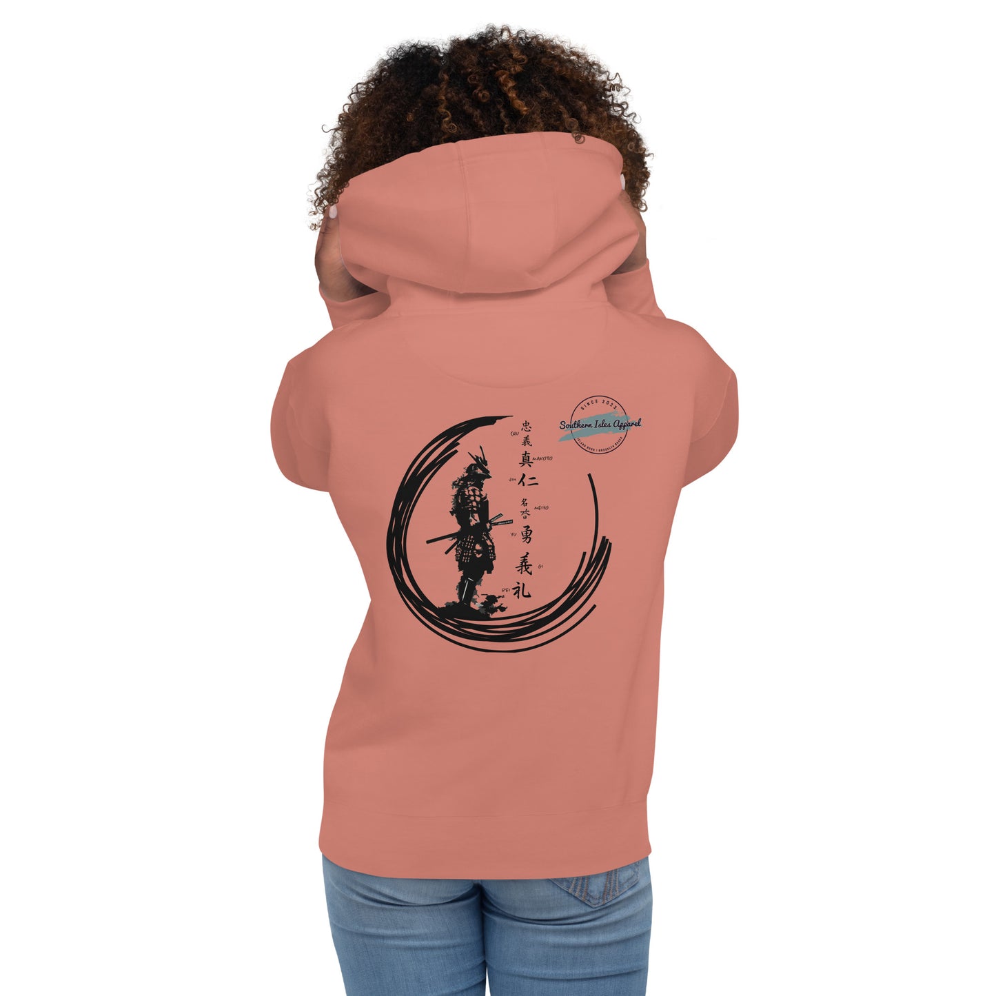 The "Southern Samurai" Unisex Hoodie (Light Tones)