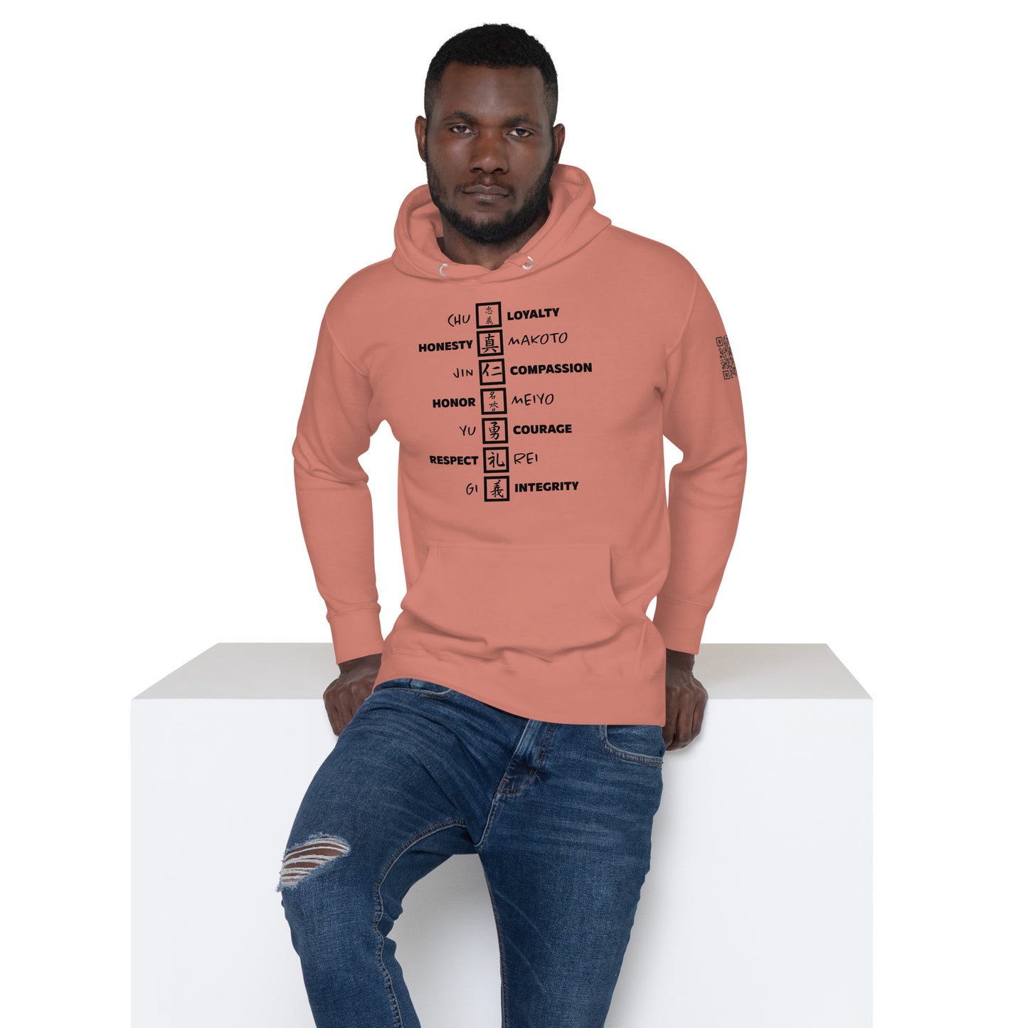 The "Southern Samurai" Unisex Hoodie (Light Tones)