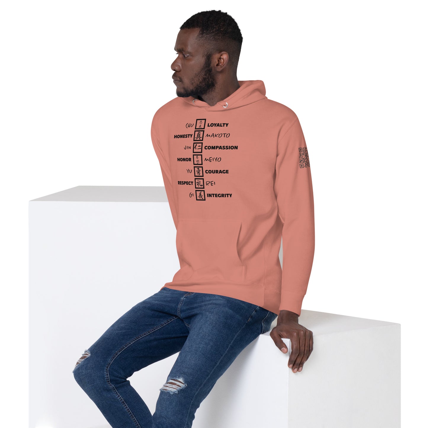The "Southern Samurai" Unisex Hoodie (Light Tones)