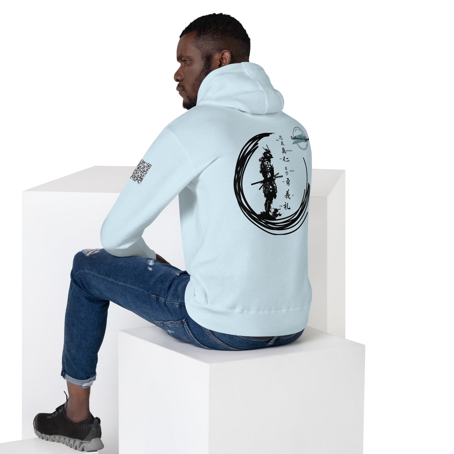 The "Southern Samurai" Unisex Hoodie (Light Tones)
