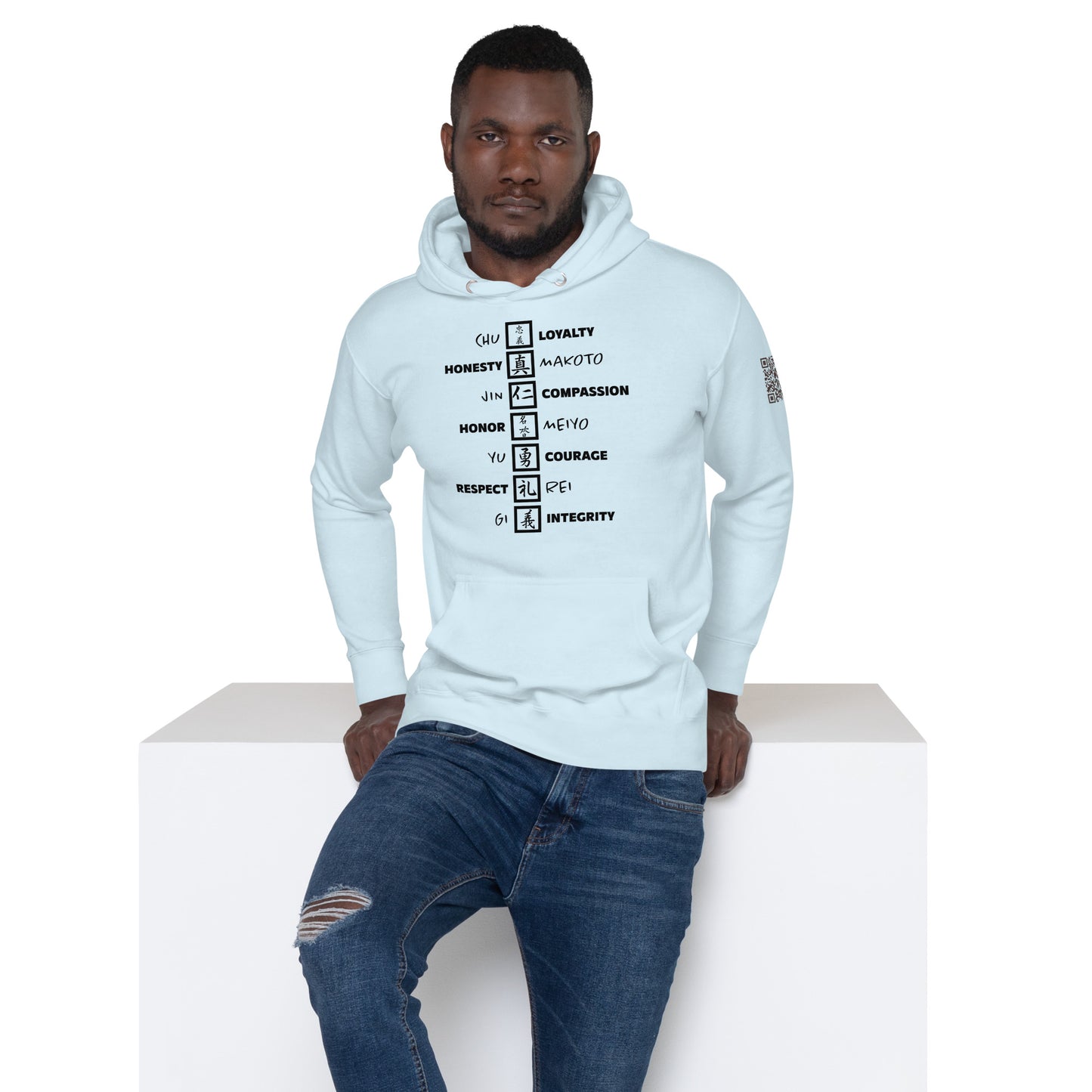 The "Southern Samurai" Unisex Hoodie (Light Tones)