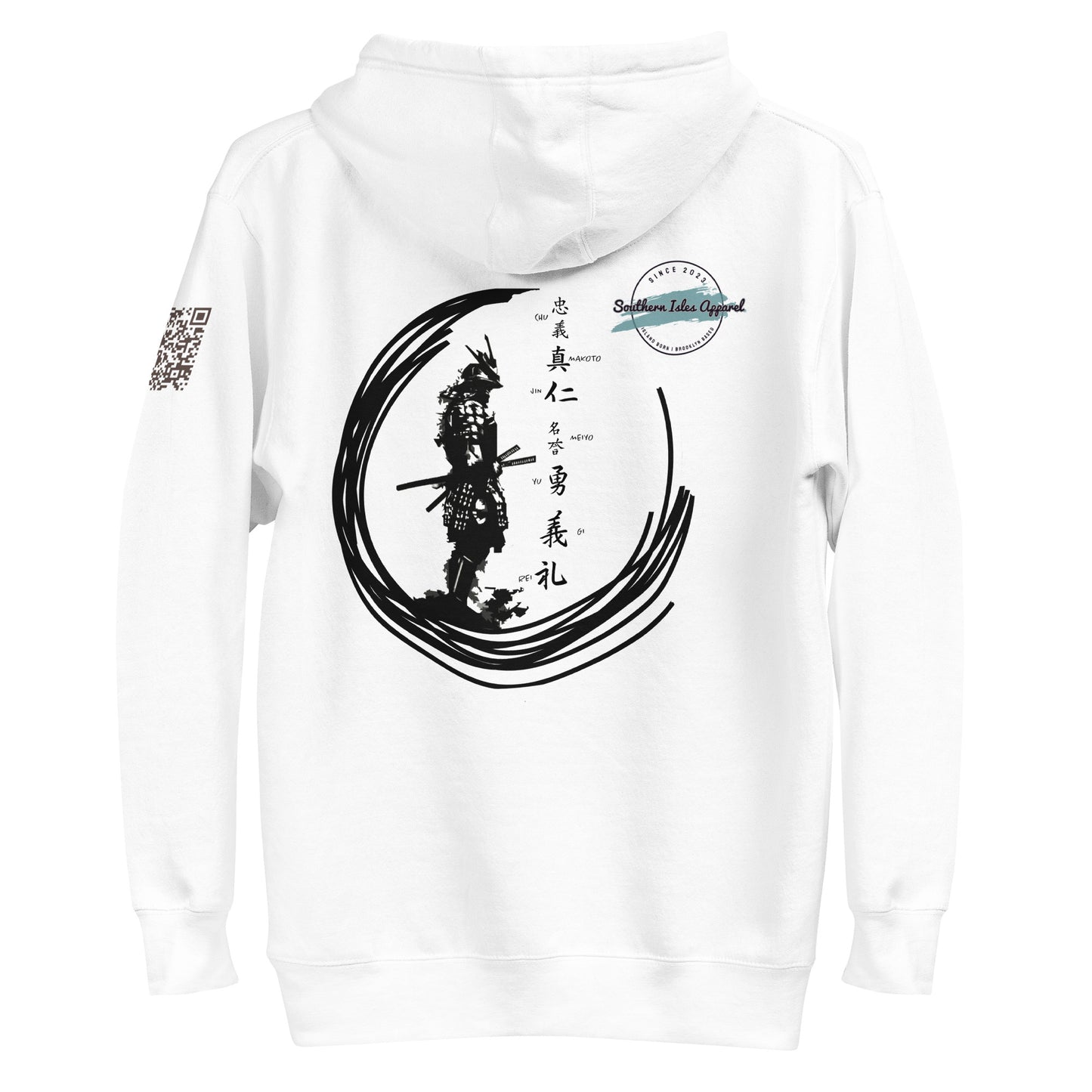 The "Southern Samurai" Unisex Hoodie (Light Tones)