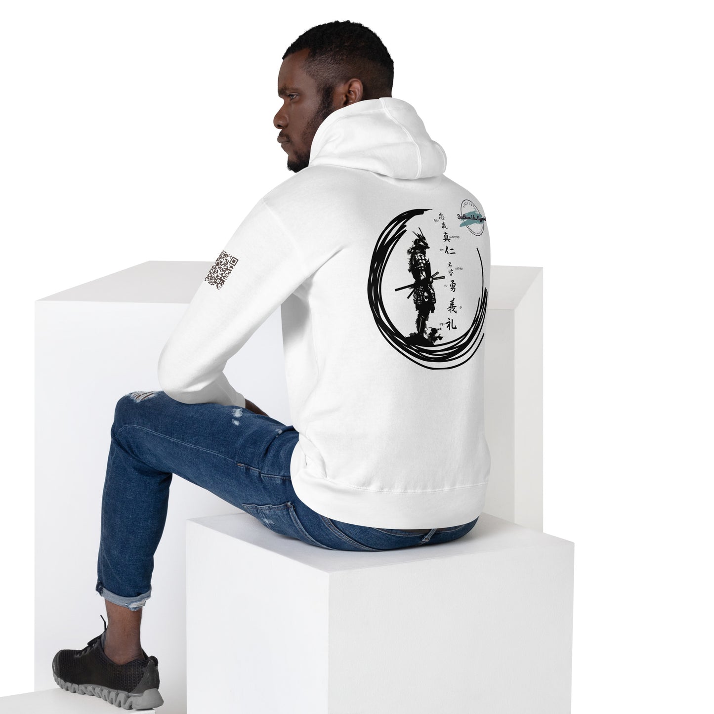The "Southern Samurai" Unisex Hoodie (Light Tones)