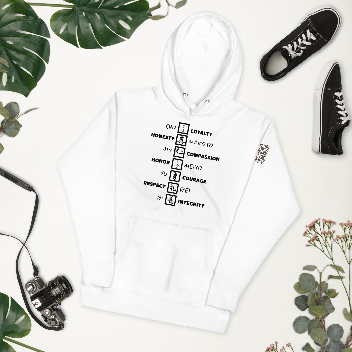 The "Southern Samurai" Unisex Hoodie (Light Tones)