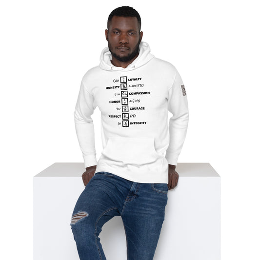 The "Southern Samurai" Unisex Hoodie (Light Tones)